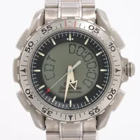 オメガ スピードマスター X-33 3291.50 TI TI QZ デジタル文字盤