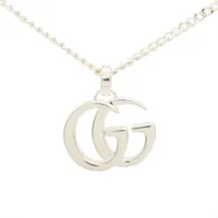 グッチ インターロッキングG アラベスク ネックレス 925 18.1g