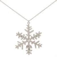 シャネル ココマーク 06P ネックレス GP×ラインストーン シルバー