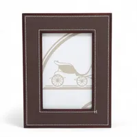 エルメス フォトフレーム レザー×ウッド ブラウン A4186681｜中古