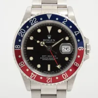 ロレックス GMTマスター 16700 SS SS AT ブラック文字盤