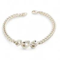 新品未使用品ティファニー バイザヤード 1Pダイヤモンド ブレスレット　シルバー ティファニー バイザヤード 1P ブレスレット 925 1.0g シルバー