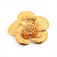 シャネル カメリア ブローチ/コサージュ｜ゴールド(金)｜中古ブランド