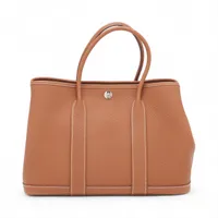 エルメス ガーデンパーティ30 TPM ネゴンダ ゴールド シルバー金具 B:2023年