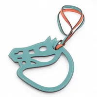 ロエベ×スタジオジブリ チャーム レザー レッド×オレンジ ハウルの動く