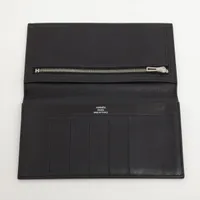 【未使用】エルメス シチズンツイルロング ヴォースイフト 二つ折り長財布 HERMES - HERMES エルメス シチズン ツイル ロング 長財布 - ヴォー
