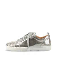 クリスチャンルブタン スパイクスタッズ パテントレザー スニーカー 42