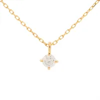 スタージュエリー バタフライ ハイ ダイヤ ネックレス K10(YG) 0.9g