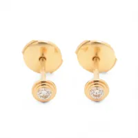 カルティエ ダムール XS ダイヤ ピアス 750(YG) 1.1g A4190533｜中古