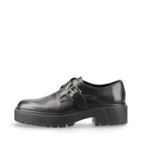 エルメス レザー シューズ 41 メンズ ブラック 232935Z Happen ダービーシューズ モンクストラップ 袋あり