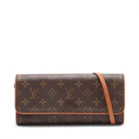 ヴィトン モノグラム ポシェットツインGM M51852 ブラウン