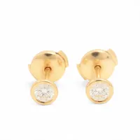 ティファニー バイザヤード ダイヤ ピアス 750(PG) 1.5g d0.07 d0.07