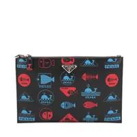 【美品】プラダ　サフィアーノレザー　ウォレット　クラッチバッグ　訳あり プラダ サフィアーノ レザー クラッチバッグ ブラック 2NH005 A4192665