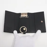 Dior Lambskin Key Case Black Mai Dior Aster Key Case Cannage