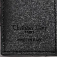Dior Lambskin Key Case Black Mai Dior Aster Key Case Cannage