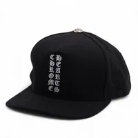 クロムハーツ ホースシュー キャップ コットン ブラック ONE SIZE