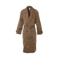 シュタイン コットン トレンチコート S メンズ ベージュ×ブラック ST