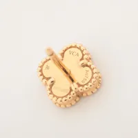 ヴァンクリーフ&アーペル スウィートアルハンブラ カーネリアン ピアス