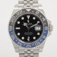 ロレックス GMTマスターⅡ 126710BLNR SS SS AT ブラック文字盤 ジュビリーブレスレット