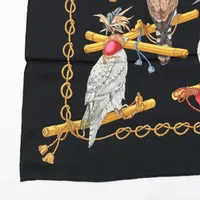 エルメス カレ90 LES OISEAUX DU ROY 王の鳥たち スカーフ シルク