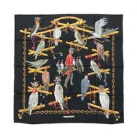 ⭐️HERMÈS シルクスカーフ カレ90 王の鳥たち エルメス カレ90 LES OISEAUX DU ROY 王の鳥たち スカーフ シルク