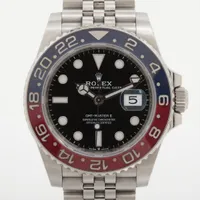 ロレックス GMTマスターⅡ 126710BLRO SS SS AT ブラック文字盤 ジュビリーブレスレット