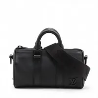 ヴィトン LVアエログラム キーポルXS M80950 ブラック RFID反応あり