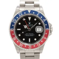 ロレックス GMTマスター 16700 SS SS AT ブラック文字盤