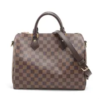 ヴィトン ダミエ スピーディバンドリエール30 N41367 ブラウン RFID反応あり