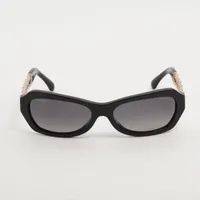 シャネル 01452 94305 ココマーク サングラス プラスチック ブラック