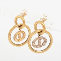 ◇ディオール◇CD Navy/ハート/CDネイビー/ピアス/GP×ラインストーン ◇ディオール◇CD Navy/ハート/CDネイビー/ピアス/GP×ラインストーン