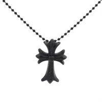 クロムハーツ CHプラス ペンダントトップ レザー×925 22.6g レザー