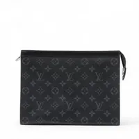 ヴィトン モノグラムエクリプス ポシェット ヴォワヤージュ MM M61692 ブラック RFID反応あり