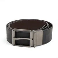 ヴィトン M9578 サンチュール クチュール ベルト レザー ブラック