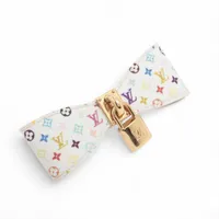 ヴィトン×村上隆 M02482 バレッタ ボウ LE4264 バレッタ PVC ブロン