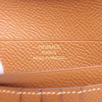 エルメス ベアンコンパクト ヴォーエプソン コンパクトウォレット ゴールド金具 エルメス ベアンコンパクト ブラック ヴォーエプソン ゴールド金具