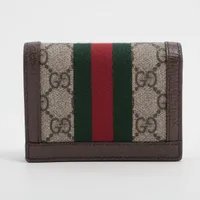 グッチ オフィディア GGスプリーム 523155 PVC×レザー コンパクト