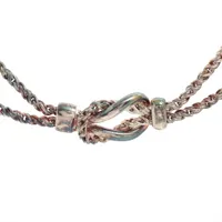 ティファニー ダブルロープ ネックレス 925 32g シルバー A4199789