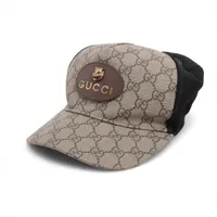 グッチ 426887 GGスプリーム キャップ L ポリエステル×コットン