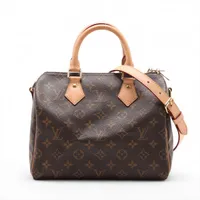 ヴィトン モノグラム スピーディバンドリエール25 M41113 ブラウン RFID反応あり