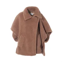 マックスマーラ テディベア アルパカ ポンチョ フリーサイズ ユニ