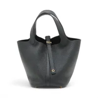 エルメス ピコタンロック18 PM トリヨンクレマンス ブラック ゴールド金具 K:2025年