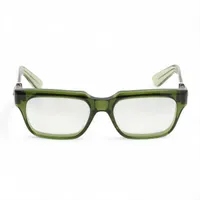 クロムハーツ メガネ プラスチック 56□19-152 グリーン×シルバー VAGILLIONAIRE I ダガーテンプル