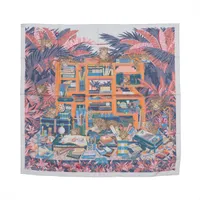 エルメス カレジェアン Les Douze Leopards 12頭のレオパード ストール