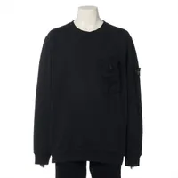 【XXLサイズ】STONE  コットンニット XXL Stone Island Cotton Basic knitted fabric XXL Men's Black 751560419