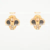 ヴァンクリーフ&アーペル ヴィンテージアルハンブラ オニキス ピアス