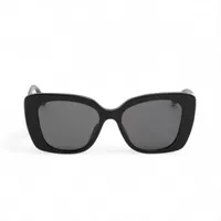 シャネル 5422-B-A ココマーク ロゴ サングラス プラスチック×ライン