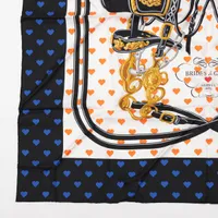 エルメス カレ90 Brides de Gala Love 式典用馬勒 スカーフ シルク