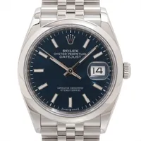 ロレックス デイトジャスト36 126200 SS SS AT ミントグリーン文字盤