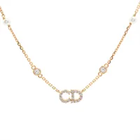 ディオール Clair D Lune クレール ディー リュヌ ネックレス GP